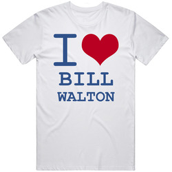 Bill Walton California I Love Heart Basketball Hockey Baseball Football Unisex White T Shirt Bill Walton California I Love Heart Basketball Hockey Baseball Football Unisex White T Shirt