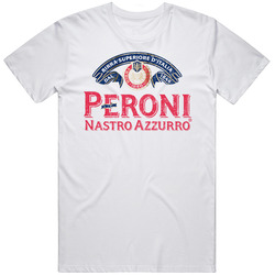 Peroni Beer Retro Vintage Look Label Unisex White T Shirt Peroni Beer Retro Vintage Look Label Unisex White T Shirt
