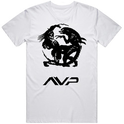 Avp Alien Vs Predator Unisex White T Shirt Avp Alien Vs Predator Unisex White T Shirt