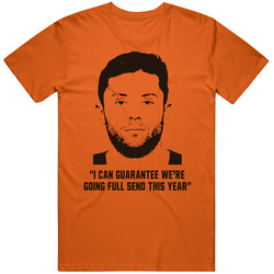 Baker Mayfield I Can Guarantee We're Going Full Send This Year Cleveland Football Fan Vintage T Shirt Baker Mayfield I Can Guarantee We're Going Full Send This Year Cleveland Football Fan Vintage T Shirt