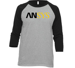 Ansys Inc Nasdaq Company Logo Employee Fan Raglan Vintage Raglan 3/4 Sleeve Shirt Ansys Inc Nasdaq Company Logo Employee Fan Raglan Vintage Raglan 3/4 Sleeve Shirt