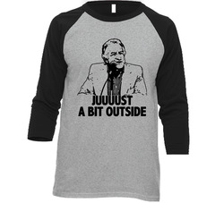 Just A Bit Outside Harry Doyle Major League Movie Fan Raglan Vintage Raglan 3/4 Sleeve Shirt Just A Bit Outside Harry Doyle Major League Movie Fan Raglan Vintage Raglan 3/4 Sleeve Shirt