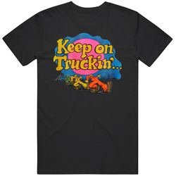 Keep On Truckin' Vintage Tee Classic Cotton Vintage T Shirt Keep On Truckin' Vintage Tee Classic Cotton Vintage T Shirt