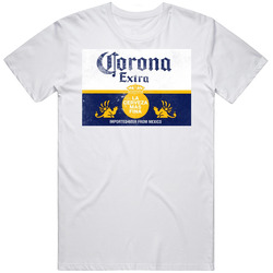 Corona Extra Mexican Beer Logo Label Drinking Vintage T Shirt Corona Extra Mexican Beer Logo Label Drinking Vintage T Shirt
