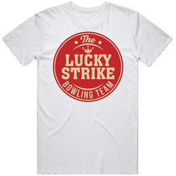The Lucky Strike Bowling Team Vintage T Shirt The Lucky Strike Bowling Team Vintage T Shirt