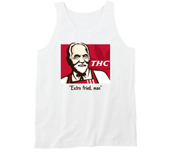 Tommy Chong Thc Kfc Chicken Weed Parody Marijuana Lovers Vintage Tanktop Tommy Chong Thc Kfc Chicken Weed Parody Marijuana Lovers Vintage Tanktop