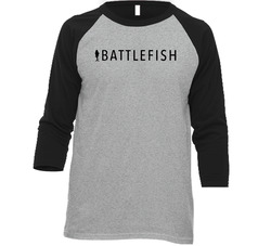 Battlefish Netflix Television Series Fan Raglan Vintage Raglan 3/4 Sleeve Shirt
