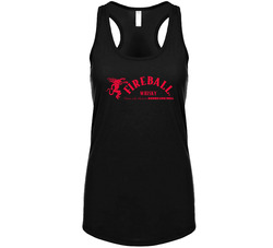 Fireball Cinnamon Whiskey Logo Slogan Heaven Hell Label Drinking Vintage Tanktop Fireball Cinnamon Whiskey Logo Slogan Heaven Hell Label Drinking Vintage Tanktop