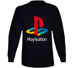 Playstation Throwback Logo Retro Gamers Vintage Long Sleeve T Shirt Playstation Throwback Logo Retro Gamers Vintage Long Sleeve T Shirt