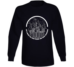 Life Is Meant For Good Friends And Great Adventures Wilderness Lovers Vintage Long Sleeve T Shirt Life Is Meant For Good Friends And Great Adventures Wilderness Lovers Vintage Long Sleeve T Shirt