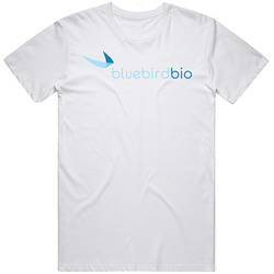 Bluebird Bio Nasdaq Company Logo Employee Fan Vintage T Shirt Bluebird Bio Nasdaq Company Logo Employee Fan Vintage T Shirt