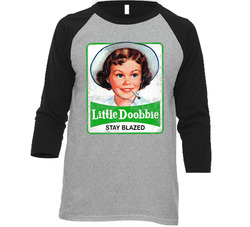 Little Doobie Debbie Parody Stay Blazed Snak Cakes Munchies Joint Marijuana Weed Pot Raglan Vintage Raglan 3/4 Sleeve Shirt Little Doobie Debbie Parody Stay Blazed Snak Cakes Munchies Joint Marijuana Weed Pot Raglan Vintage Raglan 3/4 Sleeve Shirt