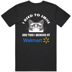 Walmart I Used To Smile Then I Worked There Funny Occupation Vintage T Shirt Walmart I Used To Smile Then I Worked There Funny Occupation Vintage T Shirt