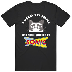 Sonic I Used To Smile Then I Worked There Funny Occupation Vintage T Shirt Sonic I Used To Smile Then I Worked There Funny Occupation Vintage T Shirt