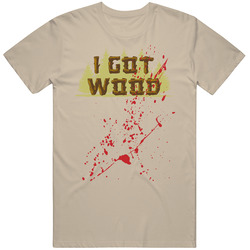 Shaun Of The Dead Got Wood Blood Splatter Funny Movie Fan Vintage T Shirt Shaun Of The Dead Got Wood Blood Splatter Funny Movie Fan Vintage T Shirt