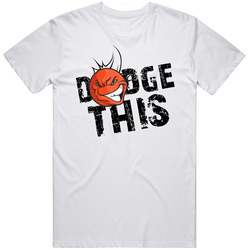 Dodge This Dodgeball Team Uniform Vintage T Shirt Dodge This Dodgeball Team Uniform Vintage T Shirt