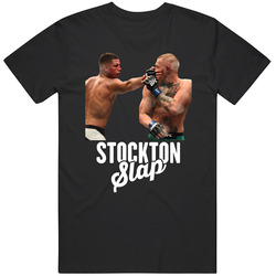 The Stockton Slap Nate Diaz Conor Mcgregor Mma Fight Fan Vintage T Shirt The Stockton Slap Nate Diaz Conor Mcgregor Mma Fight Fan Vintage T Shirt