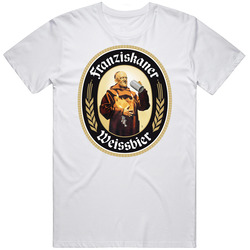 Franziskaner Weissbier Beer Cool Brewery Retro Brew Logo Vintage T Shirt Franziskaner Weissbier Beer Cool Brewery Retro Brew Logo Vintage T Shirt