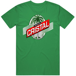 Cristal Cerveza Cuba Beer Can Label Logo Booze Party Drinking Vintage T Shirt Cristal Cerveza Cuba Beer Can Label Logo Booze Party Drinking Vintage T Shirt