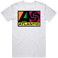 Atlantic Records Hip Hop Record Label Music Lovers Vintage T Shirt