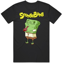 Sponge Bong Hemp Pants Marijuana Smoking Cartoon Parody Vintage T Shirt Sponge Bong Hemp Pants Marijuana Smoking Cartoon Parody Vintage T Shirt