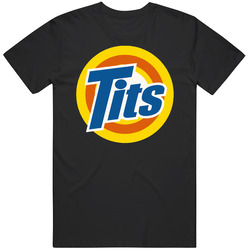 Tits Funny Tide Logo Parody Vintage T Shirt Tits Funny Tide Logo Parody Vintage T Shirt