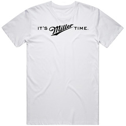 It's Miller Time Genuine Draft Mgd American Beer Logo Drinking Vintage T Shirt It's Miller Time Genuine Draft Mgd American Beer Logo Drinking Vintage T Shirt