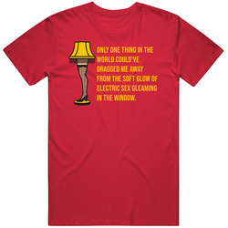 Soft Glow Of Electric Sex Christmas Story Retro Movie Quote Leg Lamp Vintage T Shirt Soft Glow Of Electric Sex Christmas Story Retro Movie Quote Leg Lamp Vintage T Shirt