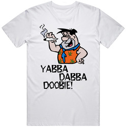 Yabba Dabba Dobie Fred Flintstone Smoking Weed Funny Stoner Parody Vintage T Shirt Yabba Dabba Dobie Fred Flintstone Smoking Weed Funny Stoner Parody Vintage T Shirt