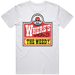 Where's The Weed Wendy's Logo Parody Pot Head Smoker Marijuana Munchies Vintage T Shirt Where's The Weed Wendy's Logo Parody Pot Head Smoker Marijuana Munchies Vintage T Shirt