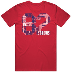 St Louis Baseball 1982 World Series Champions Retro Roster Sports Fan Vintage T Shirt St Louis Baseball 1982 World Series Champions Retro Roster Sports Fan Vintage T Shirt