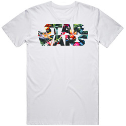 Tropical Flowers Star Wars Logo Movie Mashup Trending Gift Vintage T Shirt Tropical Flowers Star Wars Logo Movie Mashup Trending Gift Vintage T Shirt