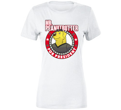 Mr Peanutbutter For President Bojack Horseman Adult Cartoon Character Campaign Parody Vintage Ladies T Shirt Mr Peanutbutter For President Bojack Horseman Adult Cartoon Character Campaign Parody Vintage Ladies T Shirt