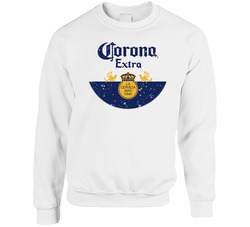 Corona Extra Mexican Beer Bottle Logo Label Drinking Crewneck Sweatshirt Vintage Crewneck Sweatshirt Corona Extra Mexican Beer Bottle Logo Label Drinking Crewneck Sweatshirt Vintage Crewneck Sweatshirt
