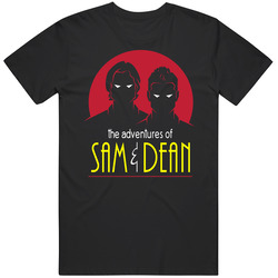 Adventures Of Sam And Dean Supernatural Fan Vintage T Shirt Adventures Of Sam And Dean Supernatural Fan Vintage T Shirt