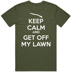Keep Calm And Get Off My Lawn Funny Protective Home Owner Gun Cotton Vintage Tee Classic Vintage T Shirt Keep Calm And Get Off My Lawn Funny Protective Home Owner Gun Cotton Vintage Tee Classic Vintage T Shirt