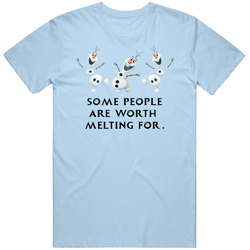 Worth Melting For Frozen Movie Quotes Olaf Snowman Vintage T Shirt Worth Melting For Frozen Movie Quotes Olaf Snowman Vintage T Shirt