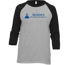 Alliance Resource Partners Nasdaq Company Logo Employee Fan Raglan Vintage Raglan 3/4 Sleeve Shirt Alliance Resource Partners Nasdaq Company Logo Employee Fan Raglan Vintage Raglan 3/4 Sleeve Shirt