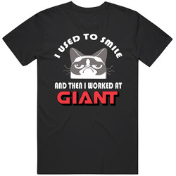 Giant Food Stores I Used To Smile Then I Worked There Funny Occupation Vintage T Shirt Giant Food Stores I Used To Smile Then I Worked There Funny Occupation Vintage T Shirt