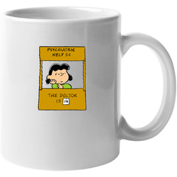The Doctor Is In Peanuts Lucy Vintage Mug The Doctor Is In Peanuts Lucy Vintage Mug