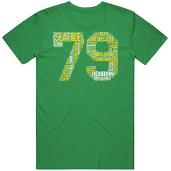 Seattle 1979 Basketball Champions Finals Team Roster Fan Vintage T Shirt Seattle 1979 Basketball Champions Finals Team Roster Fan Vintage T Shirt