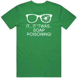 Soap Poisoning Christmas Story Retro Movie Quote Broken Glasses Vintage T Shirt Soap Poisoning Christmas Story Retro Movie Quote Broken Glasses Vintage T Shirt