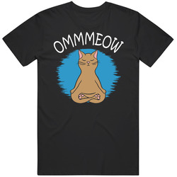 Ommmeow Funny Cat Yoga Vintage T Shirt Ommmeow Funny Cat Yoga Vintage T Shirt