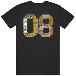 Pittsburgh Football 2008 Superbowl Champions Team Roster Retro Sports Fan Vintage T Shirt Pittsburgh Football 2008 Superbowl Champions Team Roster Retro Sports Fan Vintage T Shirt