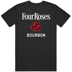 Four Roses Single Barrel Bourbon Cool Liquor Label Vintage T Shirt Four Roses Single Barrel Bourbon Cool Liquor Label Vintage T Shirt