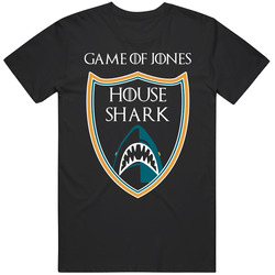 Game Of Jones House Shark Game Of Thrones Parody San Jose Hockey Fan Vintage T Shirt Game Of Jones House Shark Game Of Thrones Parody San Jose Hockey Fan Vintage T Shirt