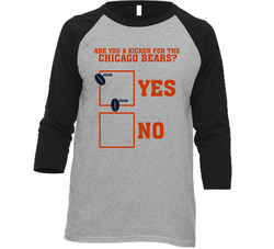 Are You A Kicker For Chicago Doink Doink Chicago Football Fan Raglan Vintage Raglan 3/4 Sleeve Shirt Are You A Kicker For Chicago Doink Doink Chicago Football Fan Raglan Vintage Raglan 3/4 Sleeve Shirt