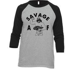 Savage Af Funny Randy Savage Macho Man Wrestling Fan Raglan Vintage Raglan 3/4 Sleeve Shirt Savage Af Funny Randy Savage Macho Man Wrestling Fan Raglan Vintage Raglan 3/4 Sleeve Shirt