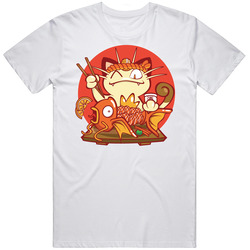 Pokemon Meowth T-shirt Cartoon Tee Vintage T Shirt Pokemon Meowth T-shirt Cartoon Tee Vintage T Shirt