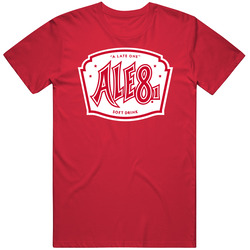 Ale 8 One Popular Ginger Citrus Flavored Soft Drink Vintage Tee Unisex Red Vintage T Shirt Ale 8 One Popular Ginger Citrus Flavored Soft Drink Vintage Tee Unisex Red Vintage T Shirt